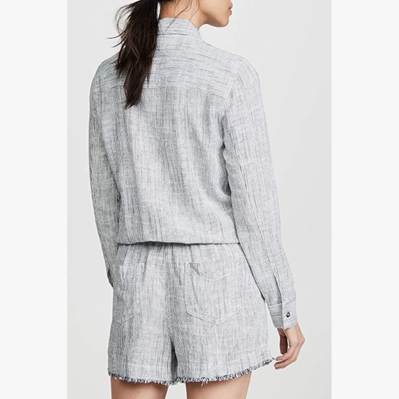 NWT SPLENDID Railroad Stripe Romper - Picture 7 of 12